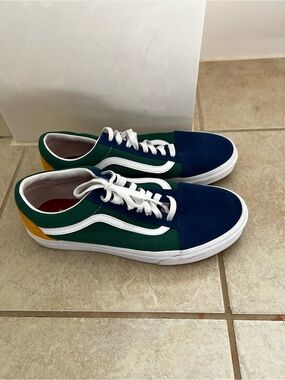 Vans Old Skool Sneaker - Green/Blue/Yellow